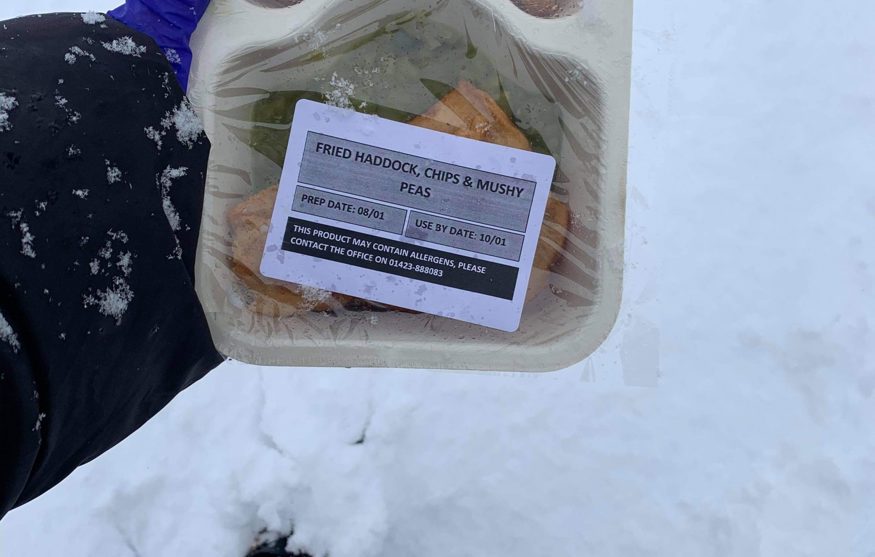 Food Angels In The Snow Scaled